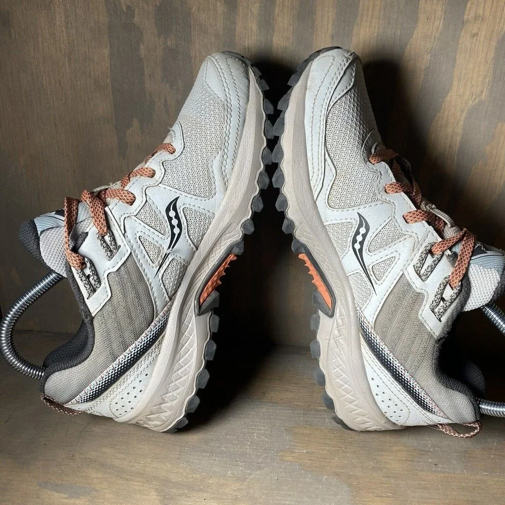 Saucony Excursion TR 14 Shoes Sneaker Sky Coral Gray S10584-2 Athletic Women 7.5_5